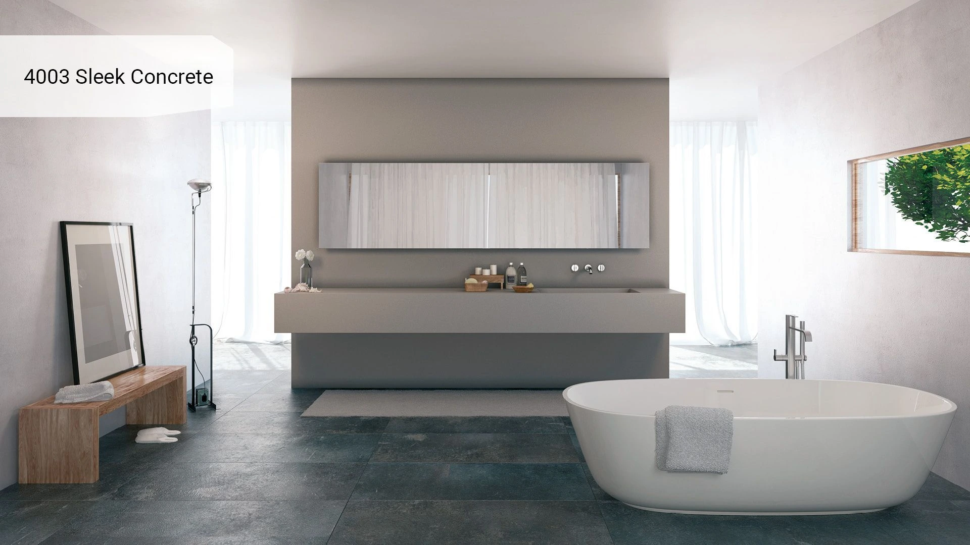 Sleek Concrete — пример работы