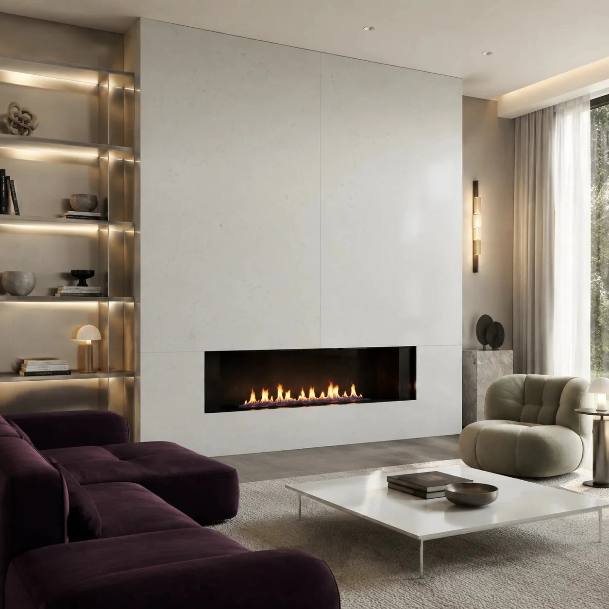 White Carrara — пример работы